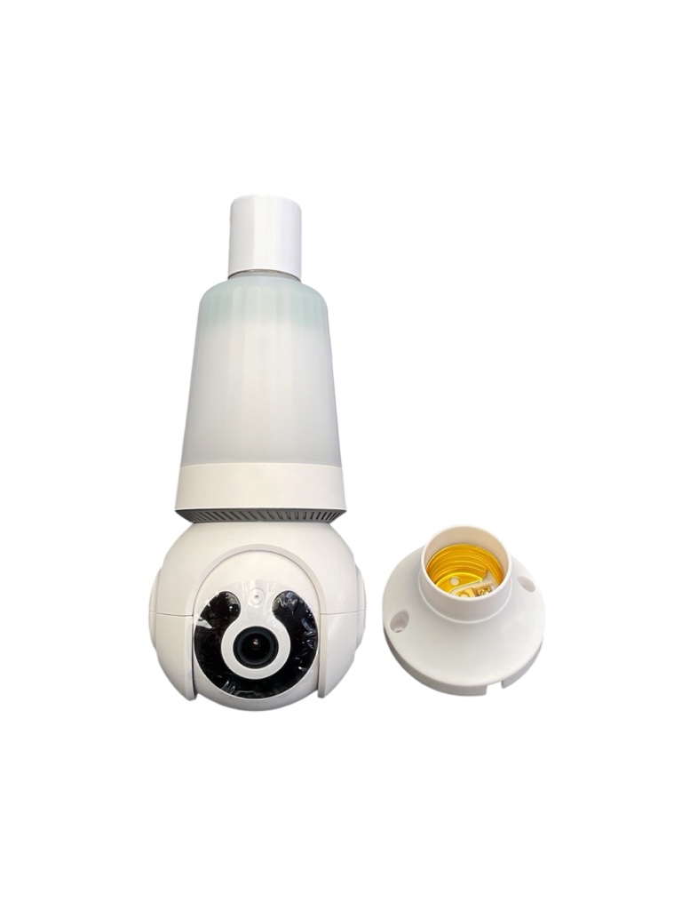 Camara de seguridad con bombillo