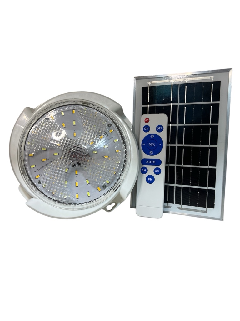 Reflector solar LED redondo lupa