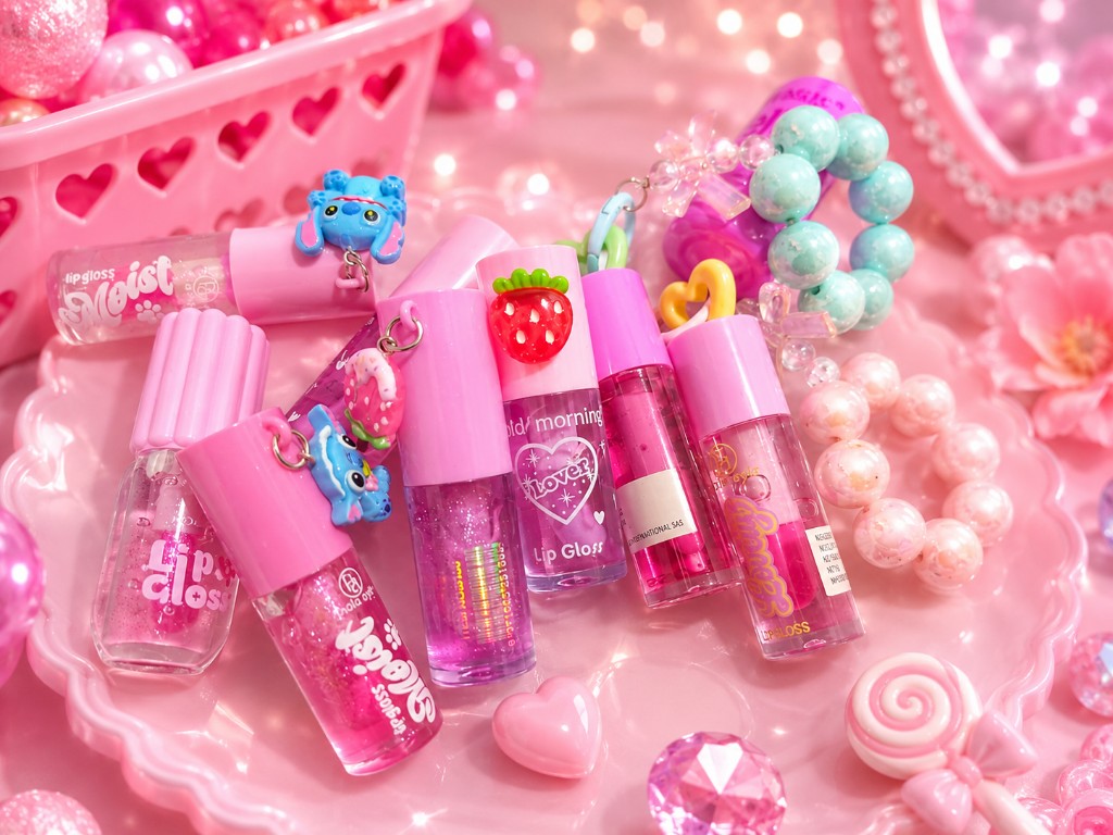 Lip gloss rosa