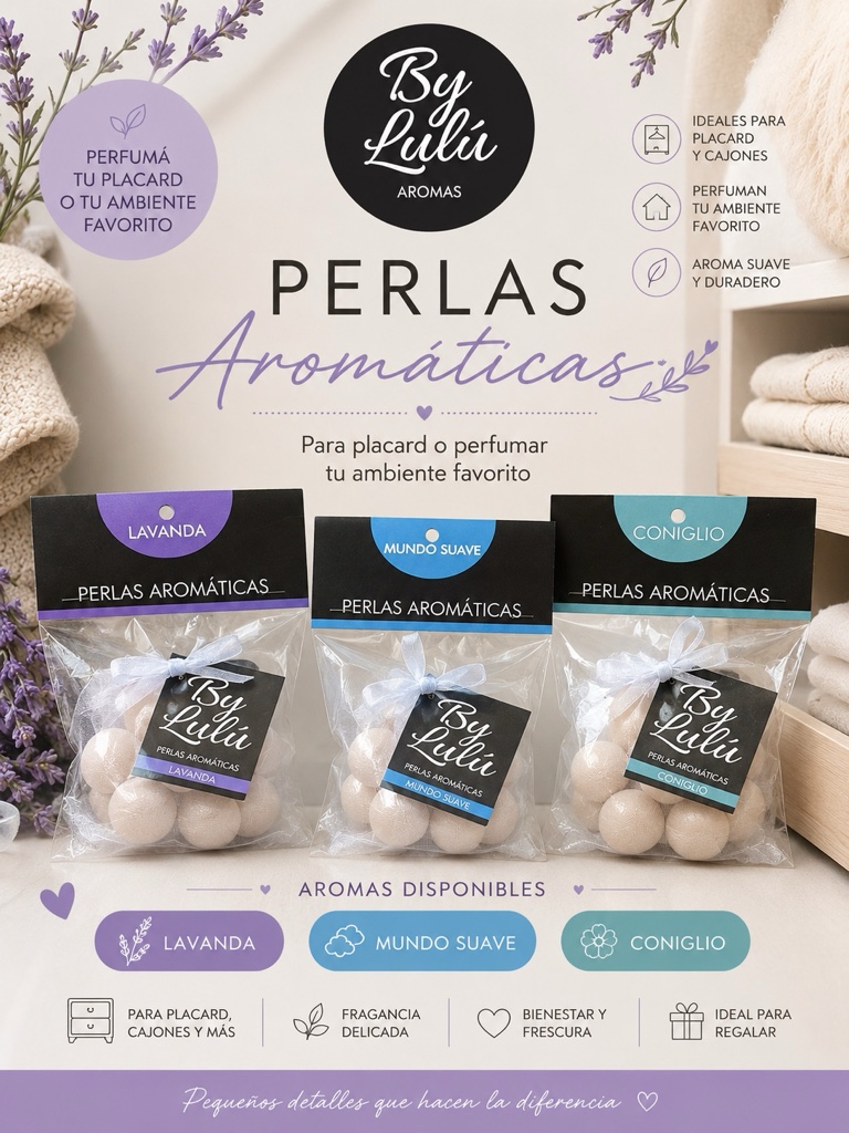 PERLAS AROMATICAS EN BOLSA