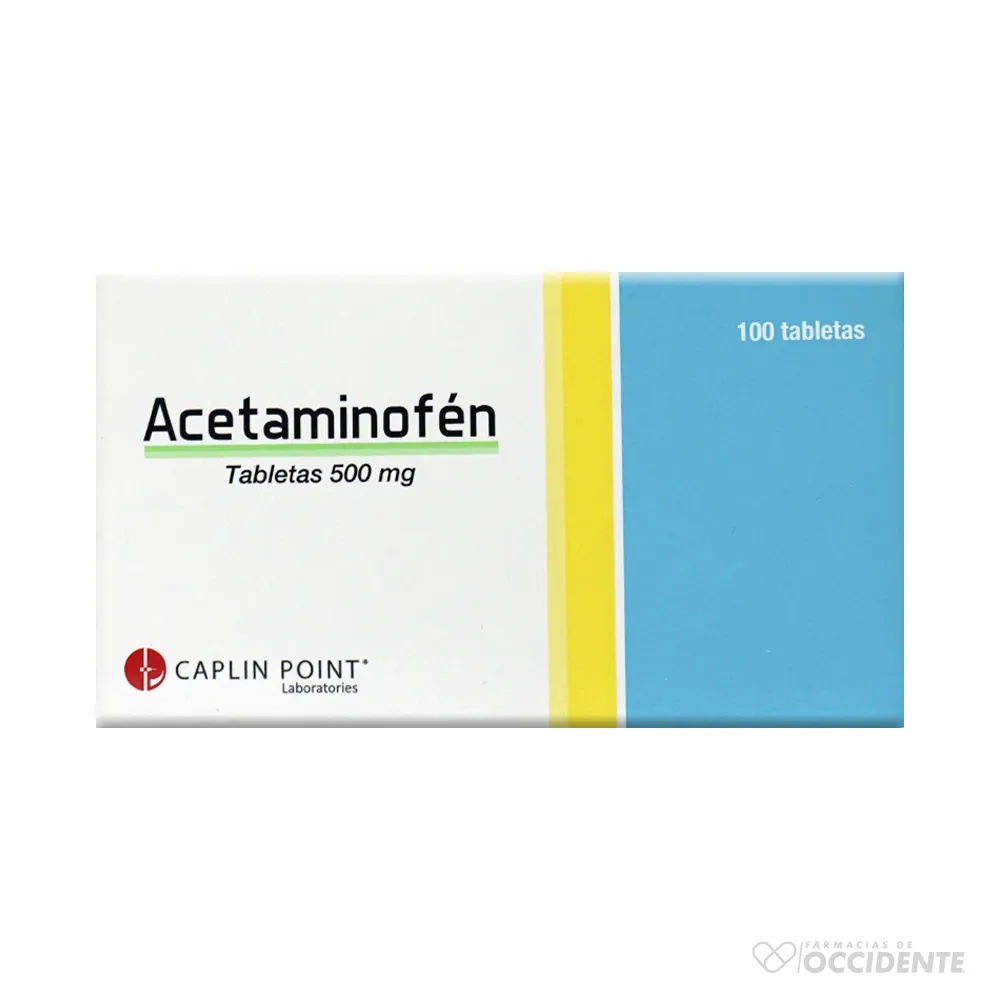 ACETAMINOFÉN TABLETA. CAPLIN POINT