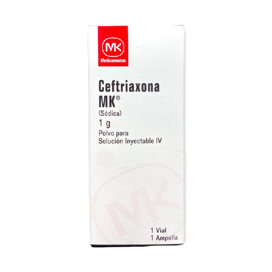 Ceftriaxona MK 1g I.M