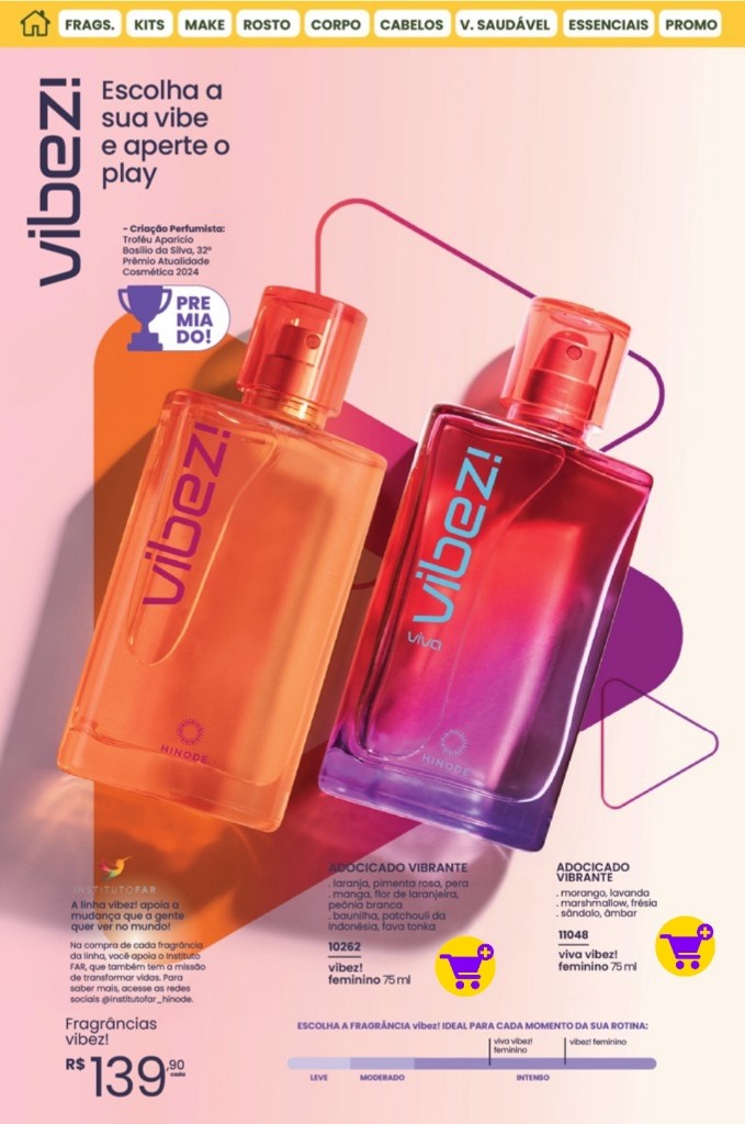 vibezi Adocicado Vibrante 75ml