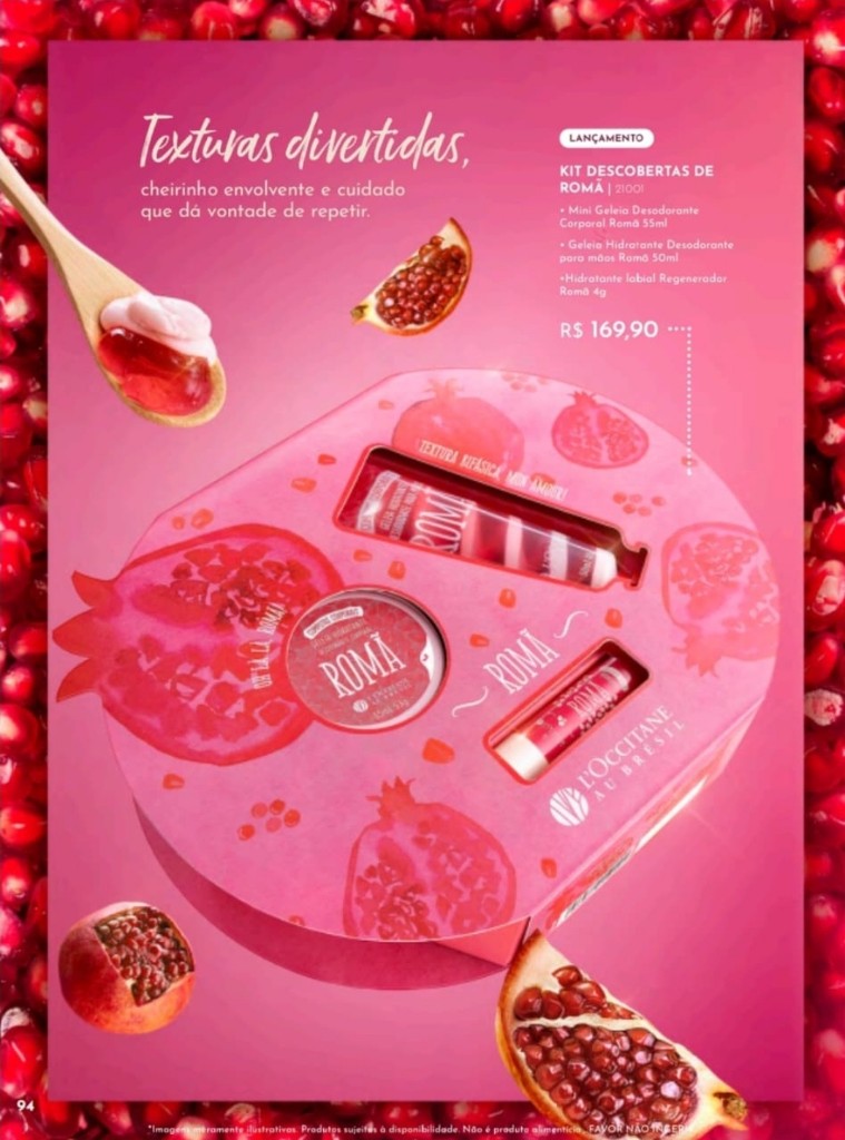 L'Occitane Kit Romã rosa