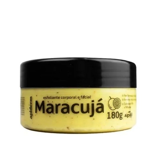Apiderm Maracujá esfoliante corporal e facial 180g
