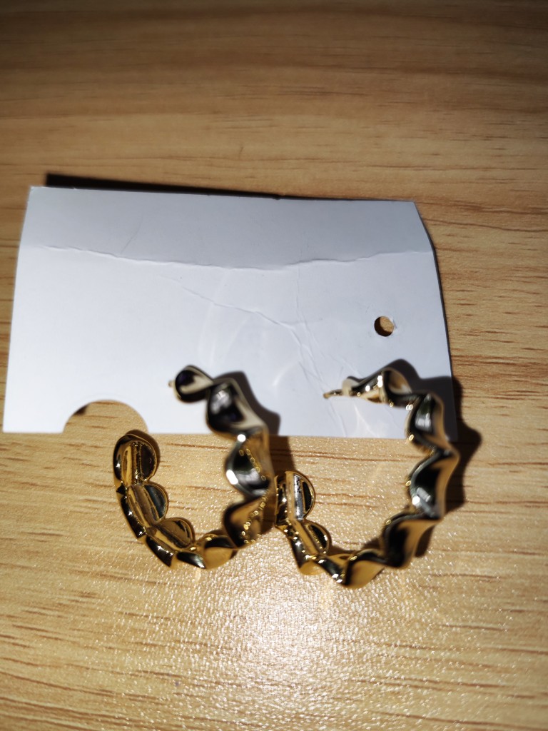 Aretes Argolla Dorada C/ Baño
