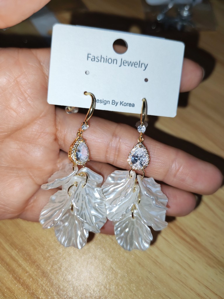 Aretes Ojuelas Largo Baño