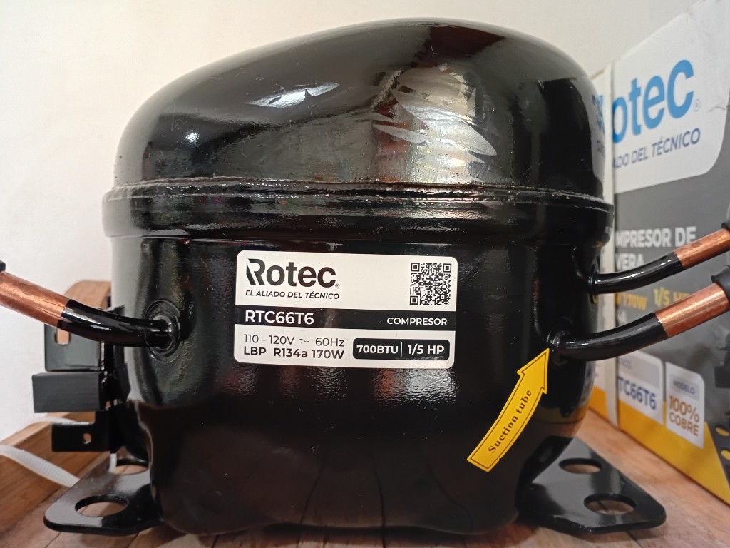 COMPRESOR ROTEC 1/5 R134 110V