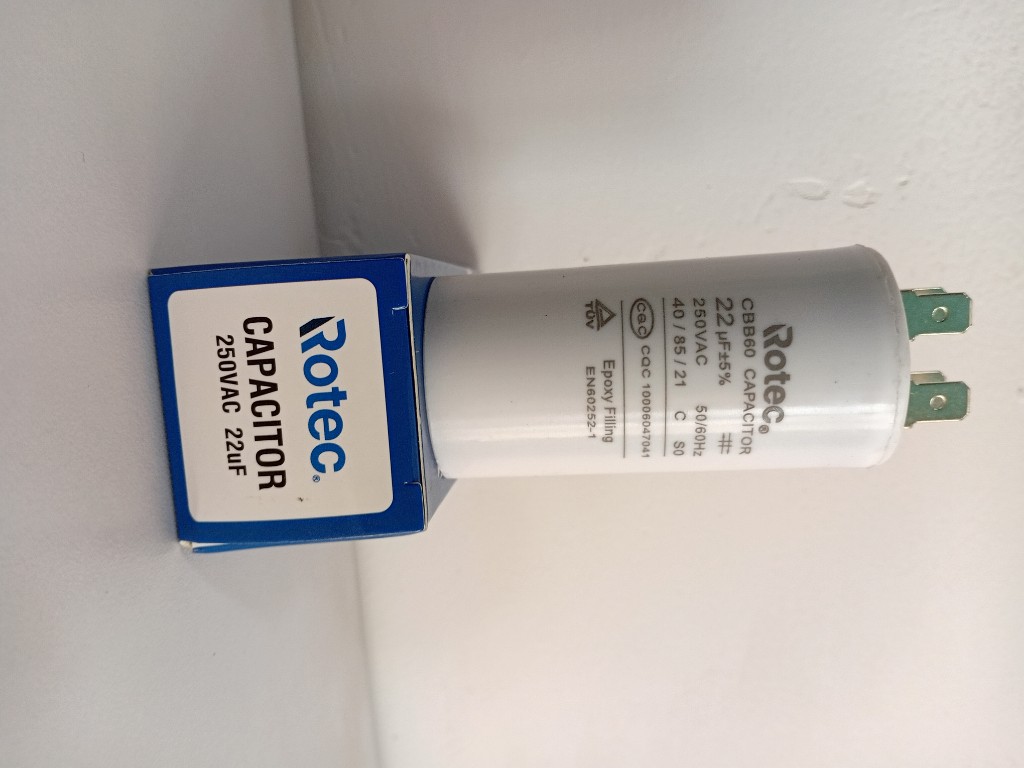 CAPACITADOR 22 MFD 220VAC ROTEC