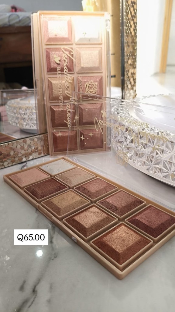 Paleta de sombras nude