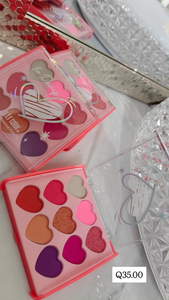 Paleta de sombras corazon