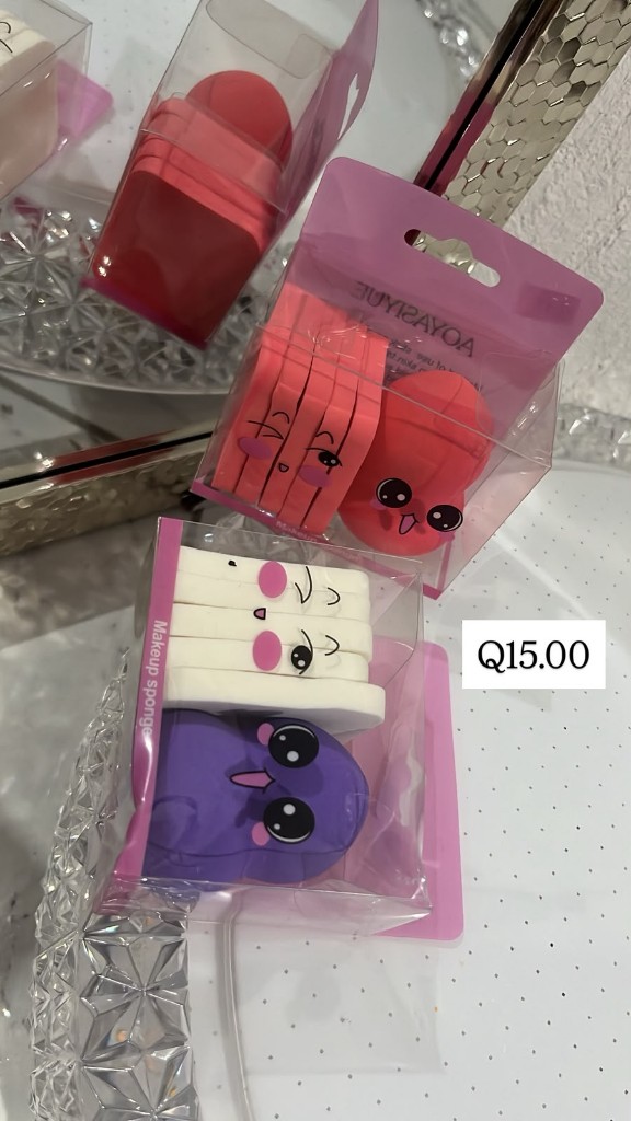 Esponjas maquillaje kawaii