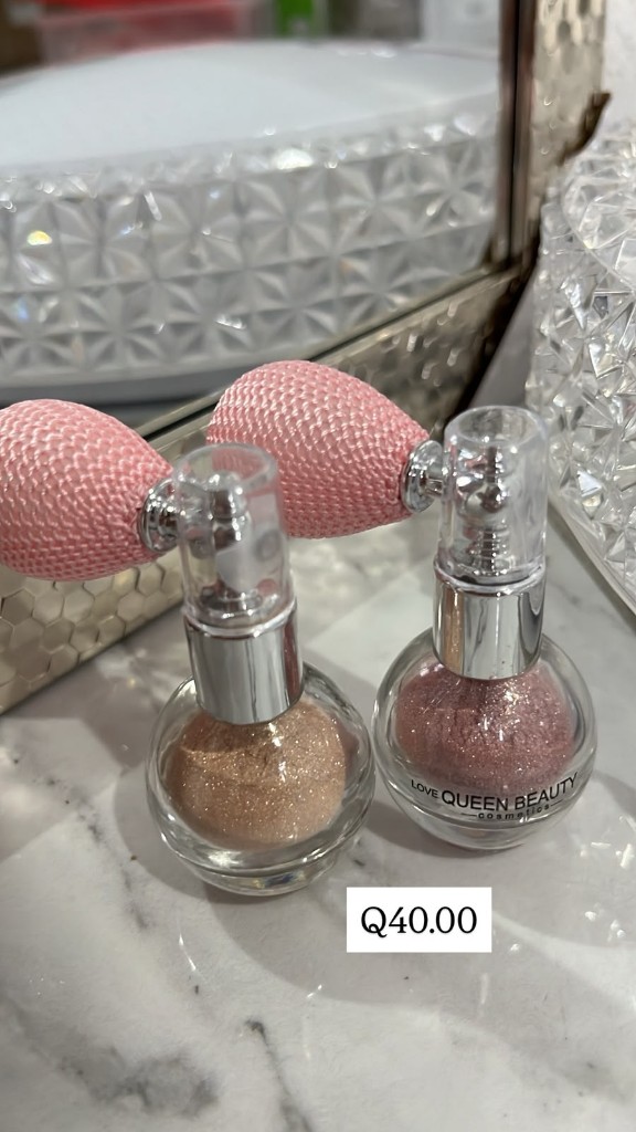 Love Queen Beauty glitter rosa