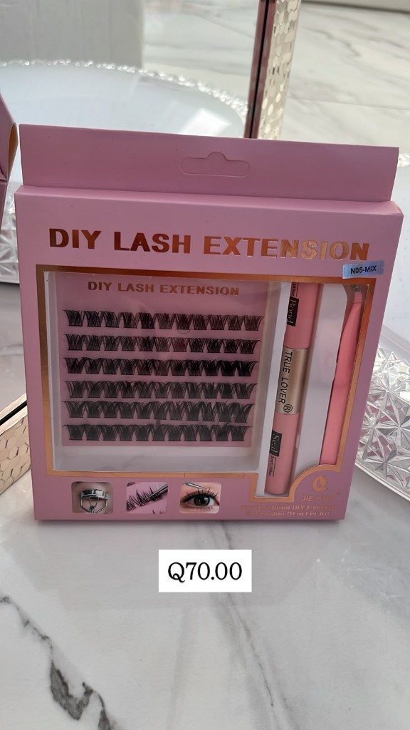 DIY Lash Extension rosa