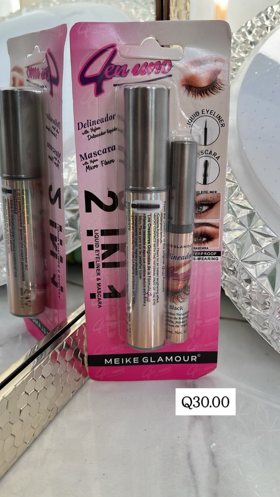 Meike Glamour 2 en 1 delineador y mascara