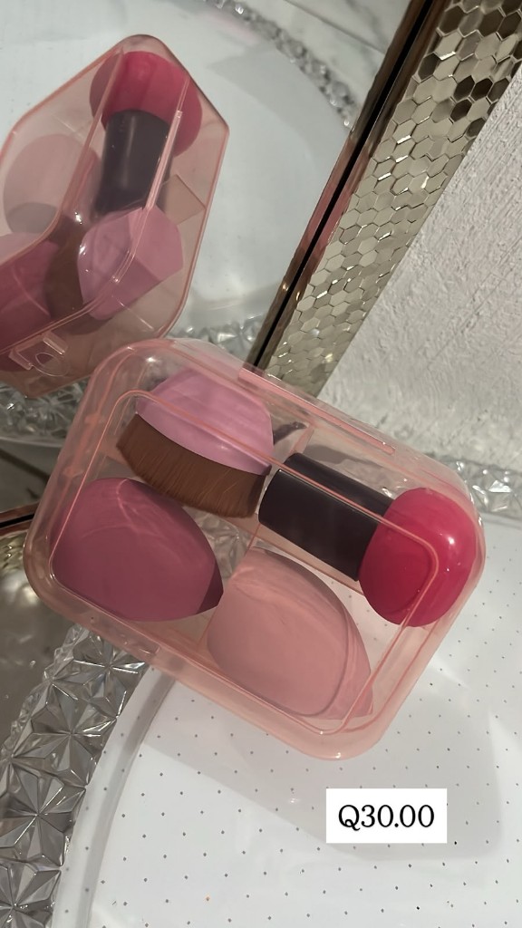 Set brochas rosa