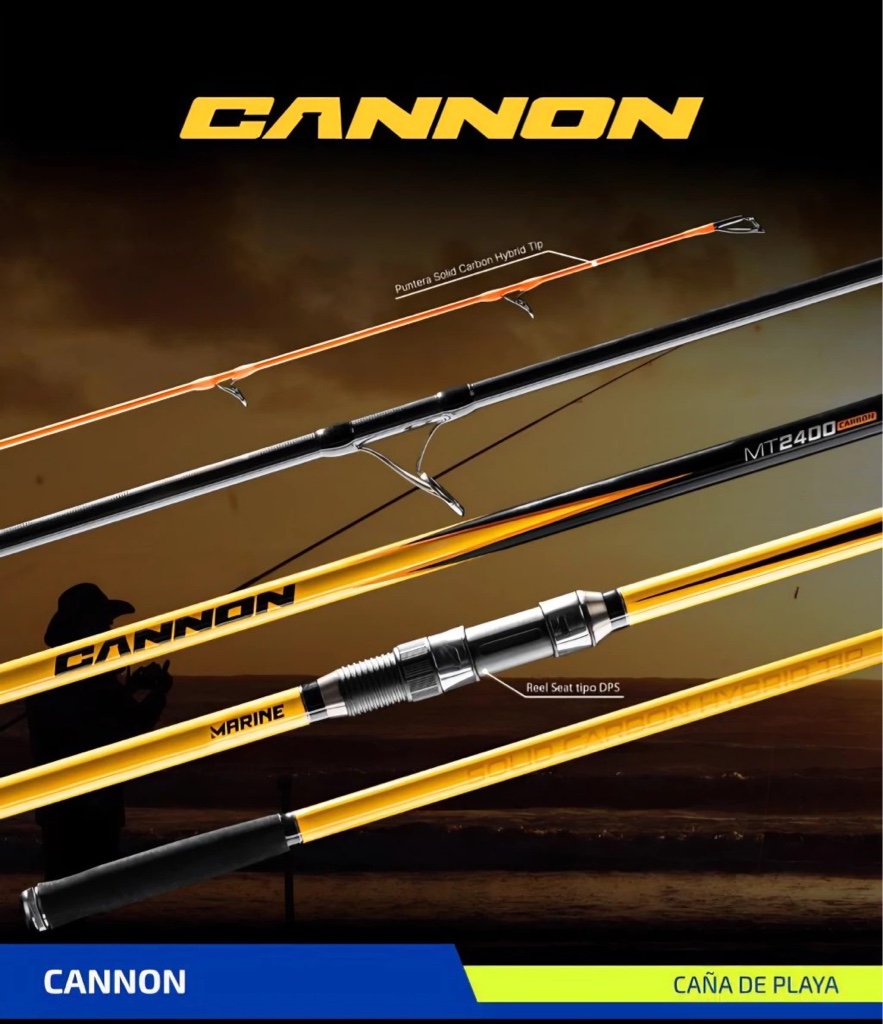 Caña cannon 100-200gr (marine)