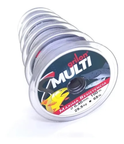 Tanza multifilamento x100mts 4hebras (grilon)