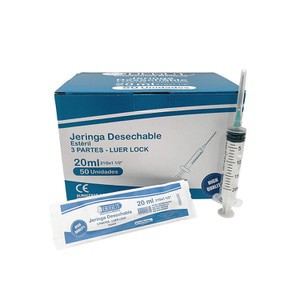 Jeringa desechable 20ml