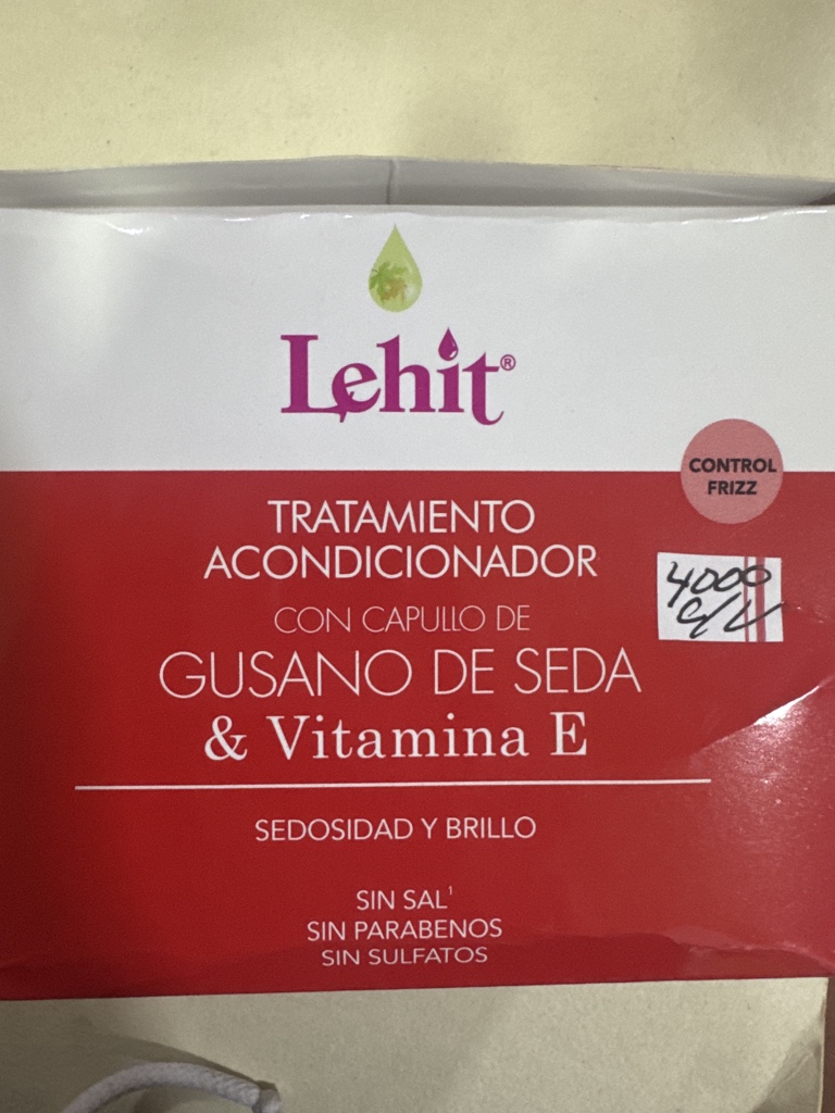 Lehit tratamiento acondicionador rojo