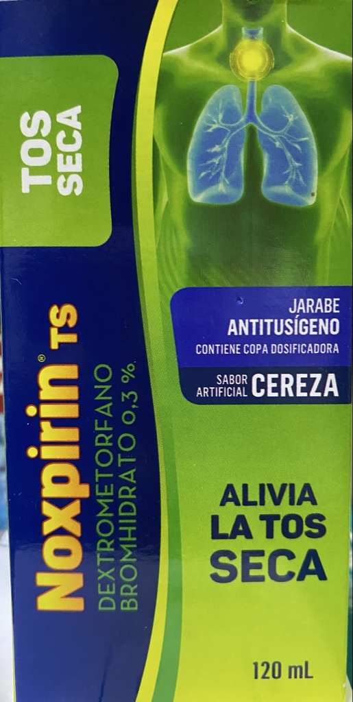 Noxpirin TS jarabe cereza 120mL