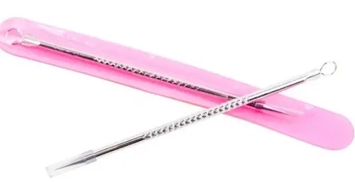 Removedor de acne rosa y verde