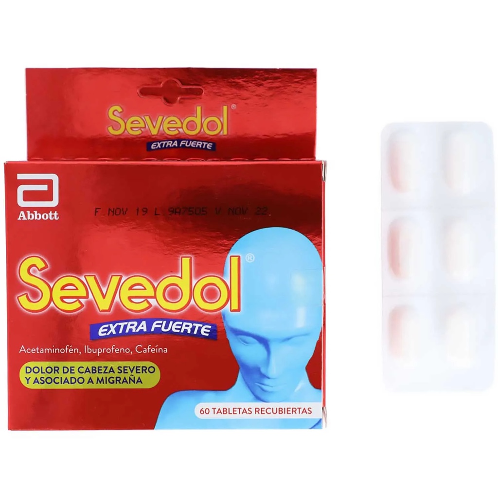 Sevedol Extra Fuerte 60 tabletas
