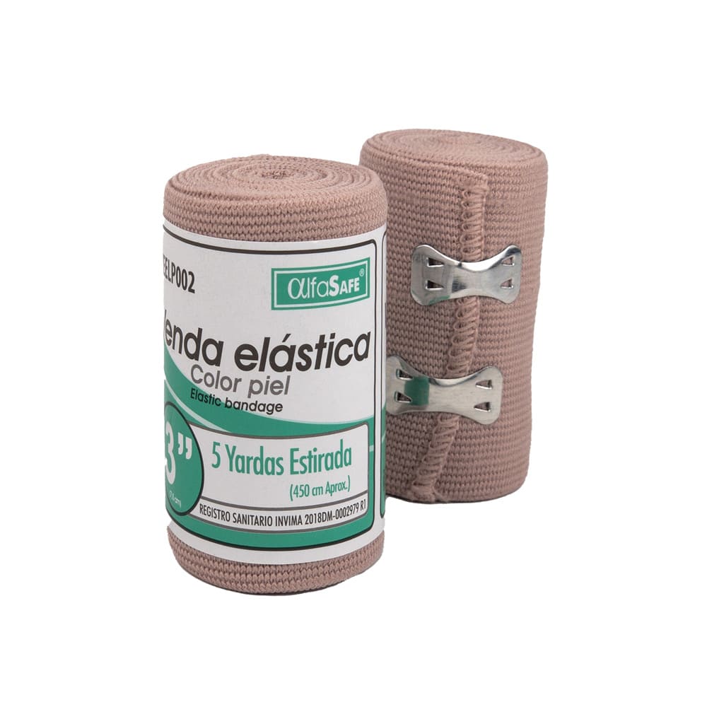 Venda elastica medical 3" x 5Yardas