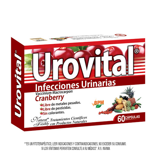 Urovital cranberry 60 cápsulas
