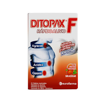 Ditopax F tabletas masticables