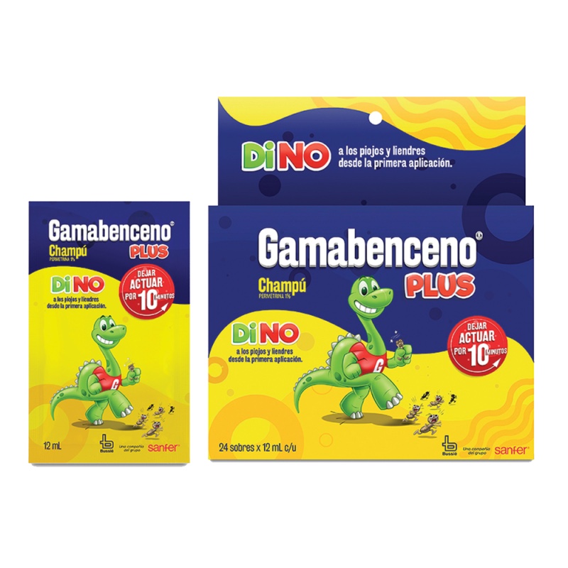 Gamabenceno Plus champu anti piojos