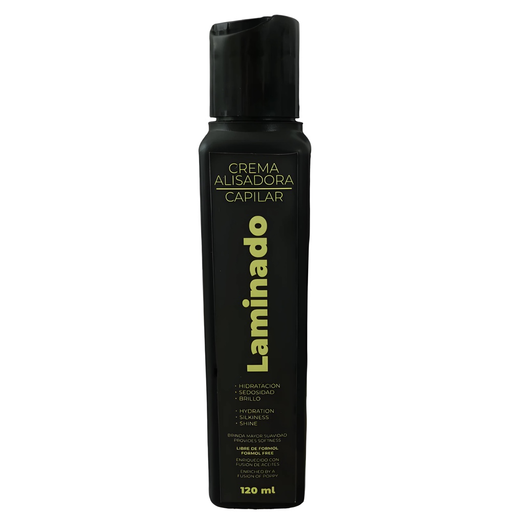 Laminado crema alisadora capilar negra 120ml