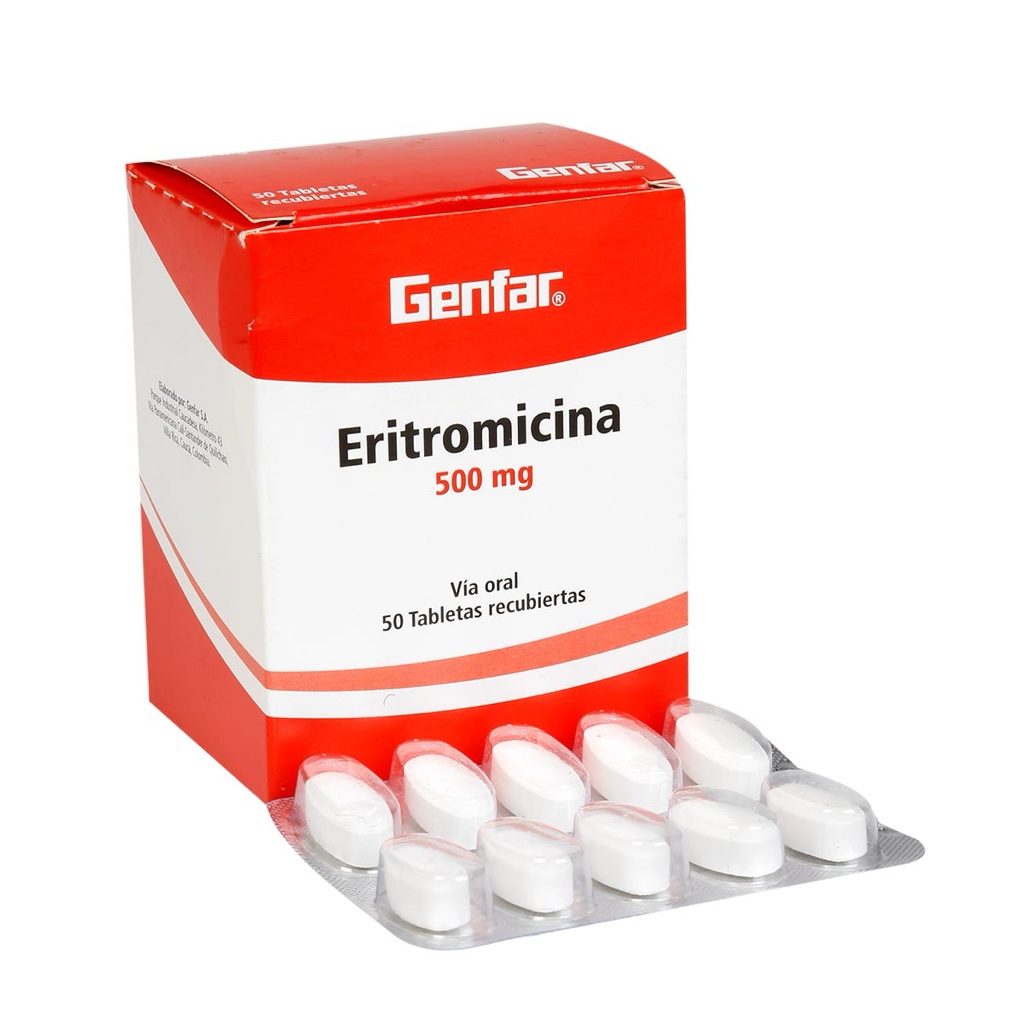 Genfar Eritromicina 500 mg