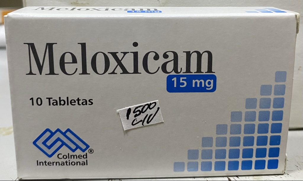 Meloxicam 15 mg 10 tabletas
