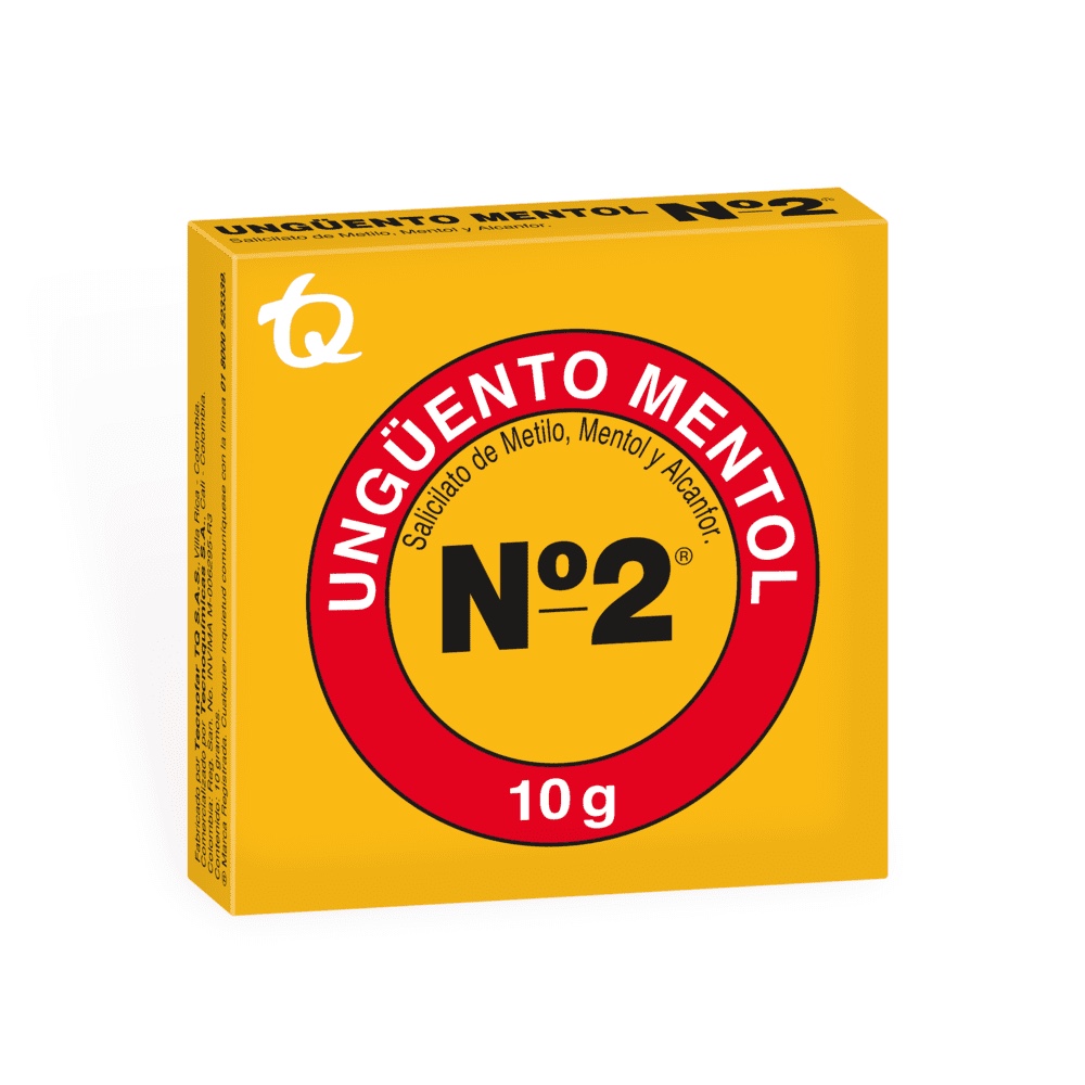 Ungüento Mentol No2 10 g