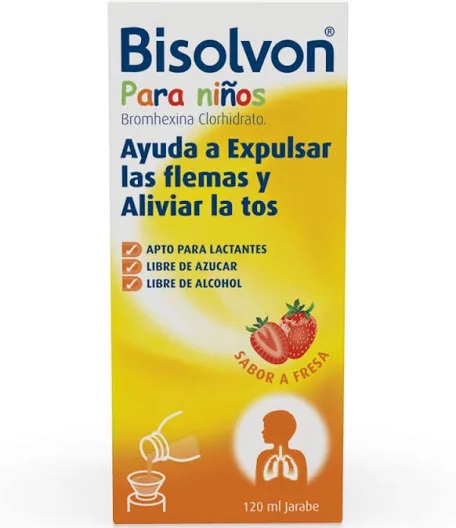 Bisolvon niños jarabe fresa