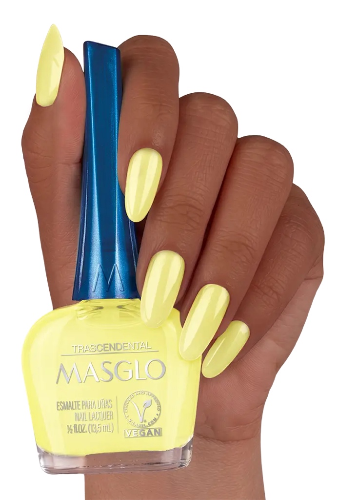Masglo amarillo esmalte uñas