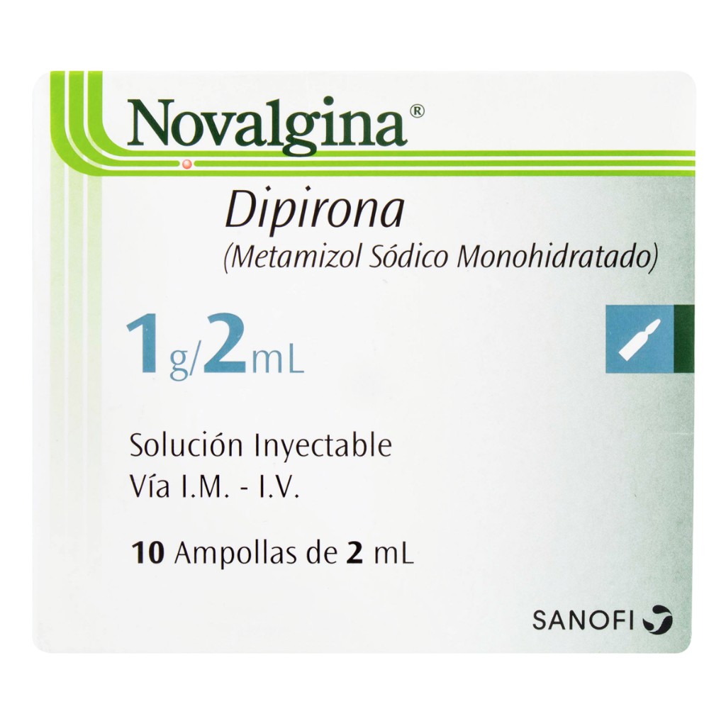 Novalgina Dipirona inyectable