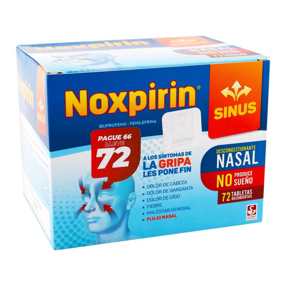 Noxpirin sinus tabletas