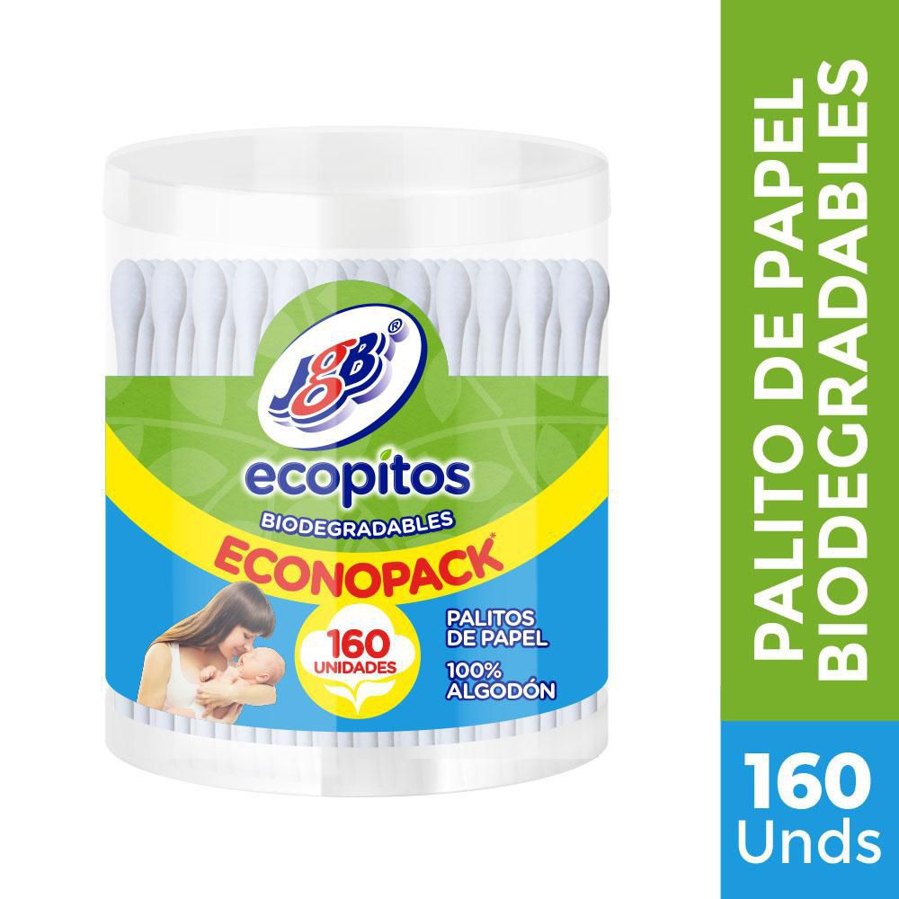 JGB copitos biodegradables 160 unds