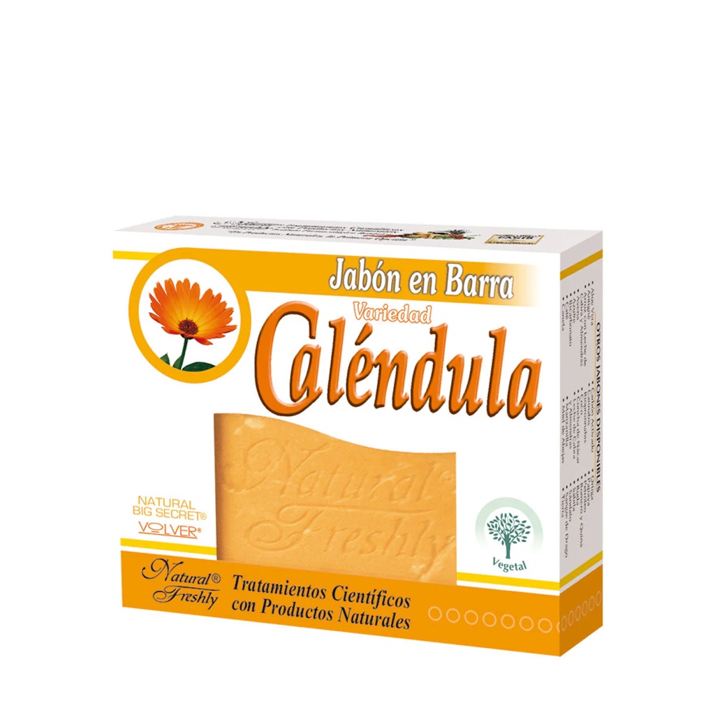 Caléndula jabón en barra Natural Freshly