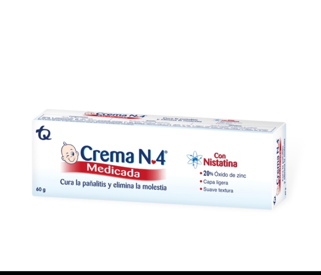 Crema N.4 Medicada con Nistatina 30g