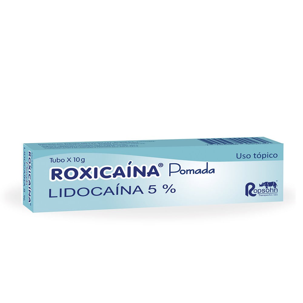 Roxicaina lidocaína 5%
