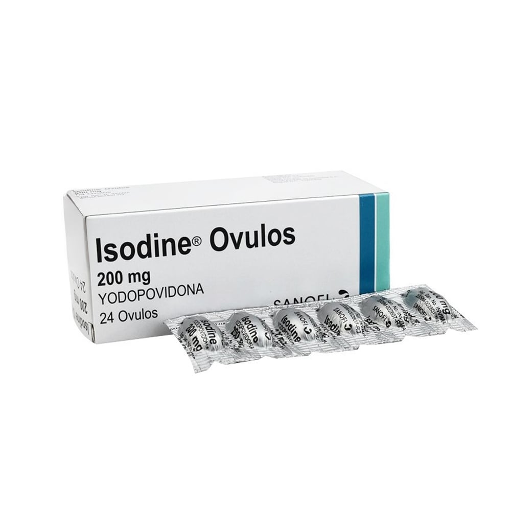 Isodine óvulos 200 mg