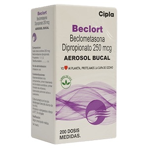 Beclort beclometasona 250 mcg