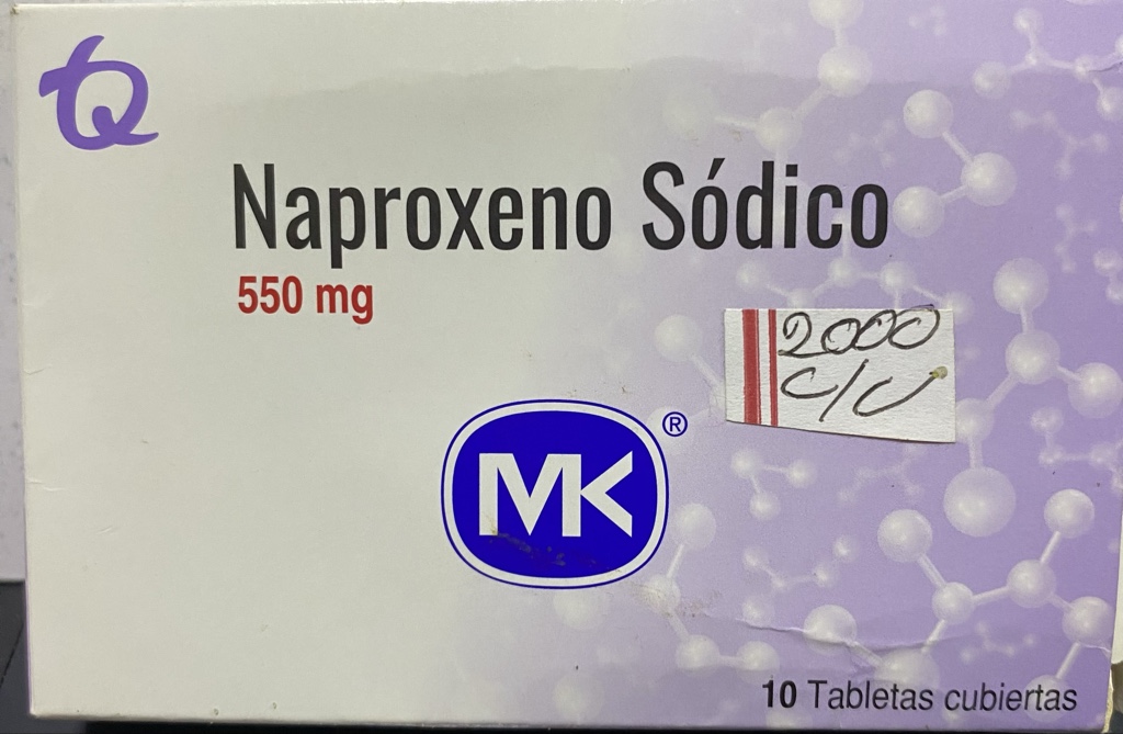 MK Naproxeno Sódico 550 mg