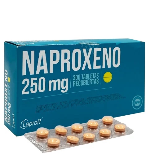 Naproxeno 250 mg tablets