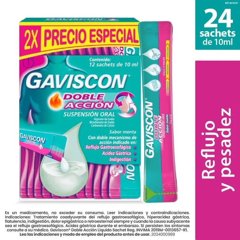 Gaviscon Doble Acción menta