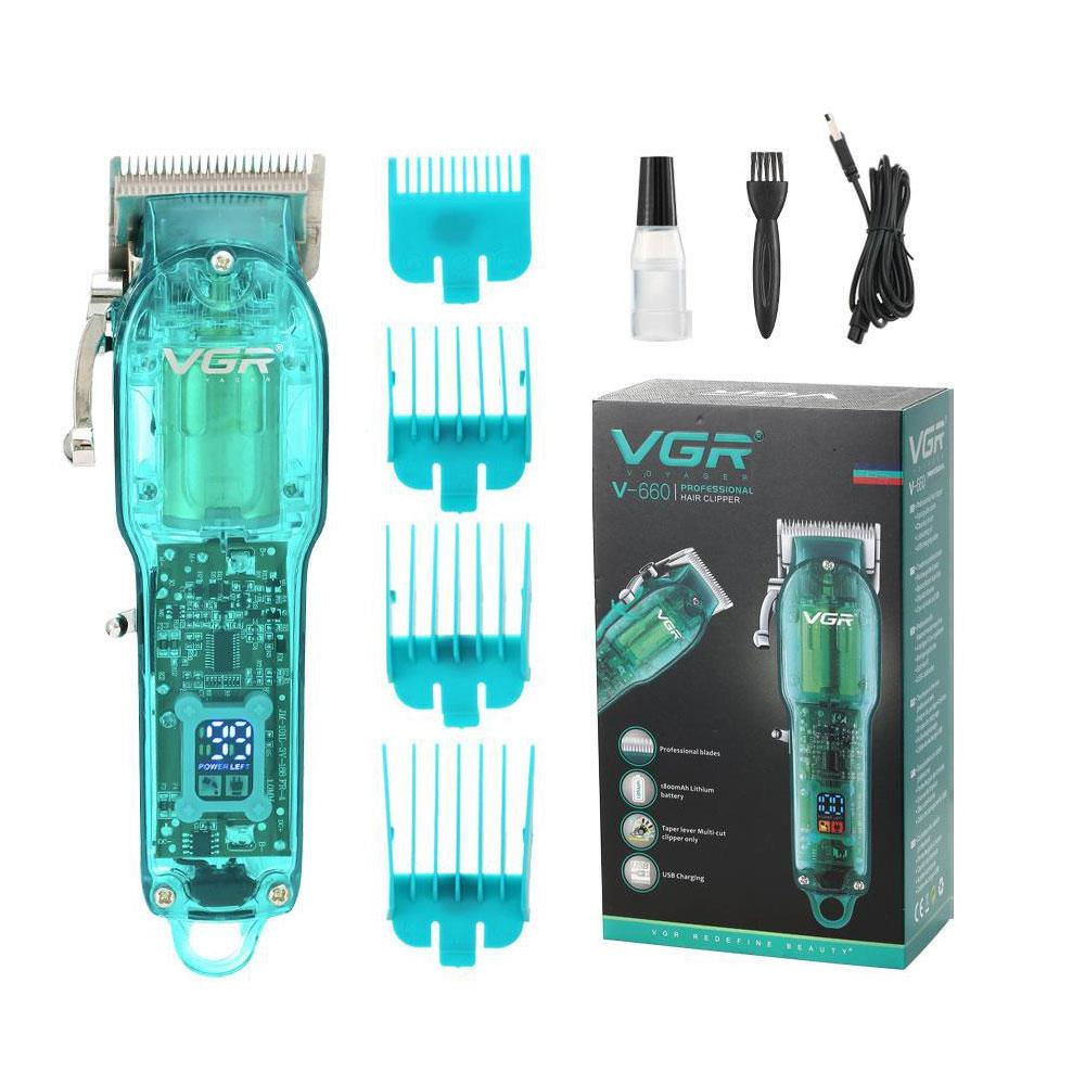 VGR V-660 Máquina de motilar verde