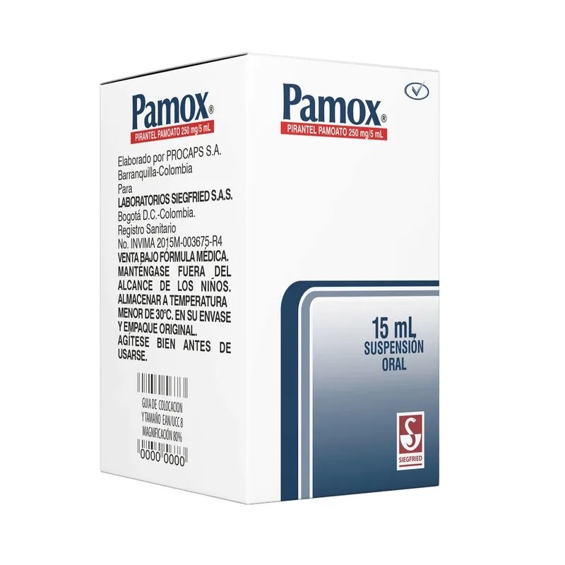 Pamox suspensión oral 15 mL